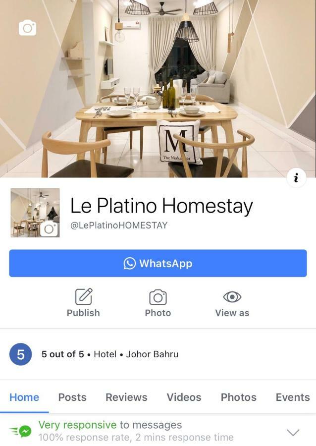 Johor Bahru Paradigm Leplatino Homestay Exterior photo